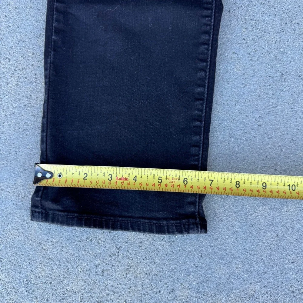 Levi's‎ 724 High Rise Straight Size 30 Black Denim Jeans Women - Picture 6 of 9